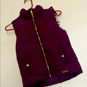This is a purple vest